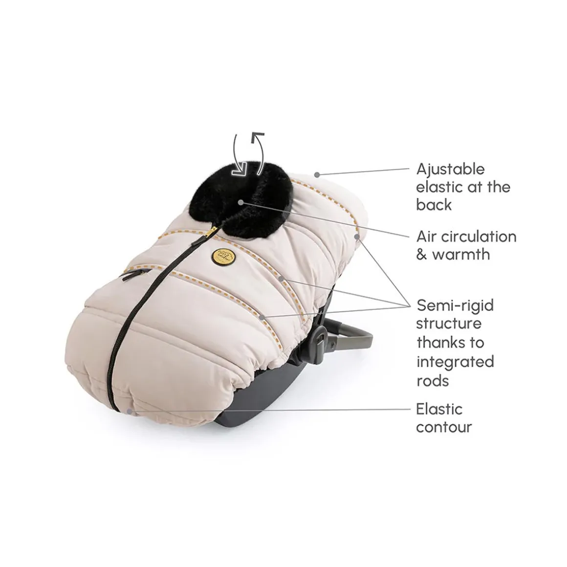 3 Seasons Car Seat Cover (Prestige)