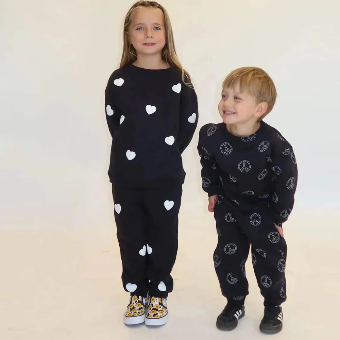 All Over Heart Oversized Jogger