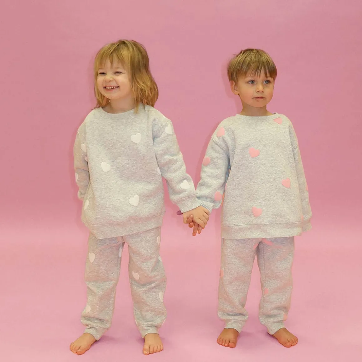 All Over Heart Oversized Jogger