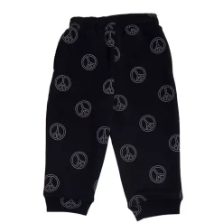 All Over Peace Sign Oversized Jogger