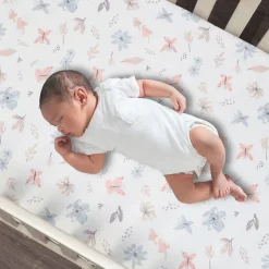 Baby Blooms Crib Sheet