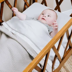 Baby Crib Blanket Teddy - Sky