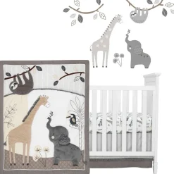 Baby Jungle 4 Piece Crib Set