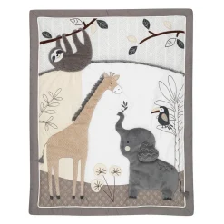 Baby Jungle 4 Piece Crib Set