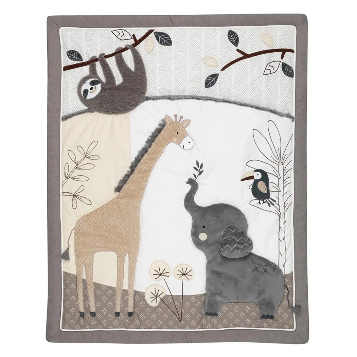 Baby Jungle 4 Piece Crib Set