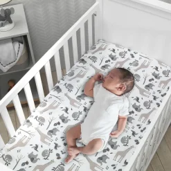 Baby Jungle Crib Sheet