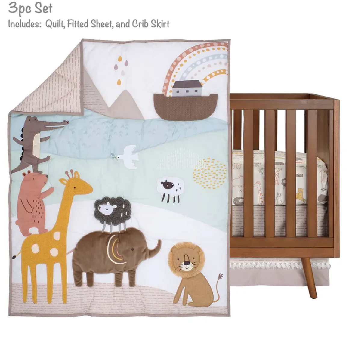 Baby Noah 3 Piece Crib Set