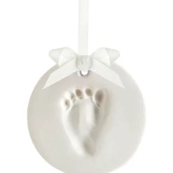 Babyprint Ornament - White