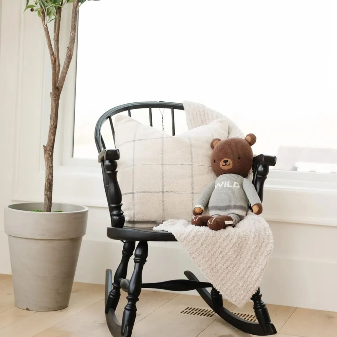 Bamboni Ribbed Receiving Blanket