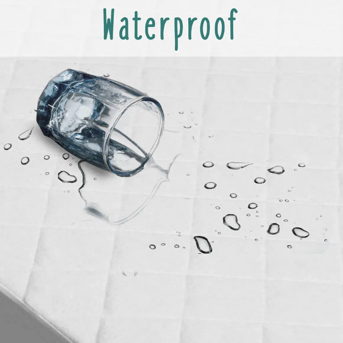 Bamboo Quilted & Fitted Crib Mattress Protector