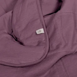 Bamboo Quilted Blanket (Solid) - Port