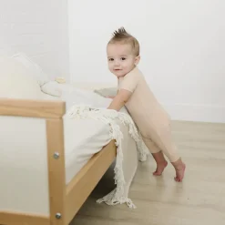 Bamboo Ribbed Short Sleeve Henley Romper