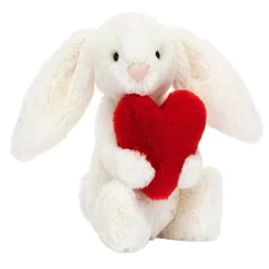 Bashful Bunny (Original) Red Love Heart