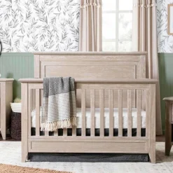Beckett Flat Top 4-in-1 Crib (Rustic)