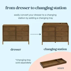 Birdie 6 Drawer Dresser