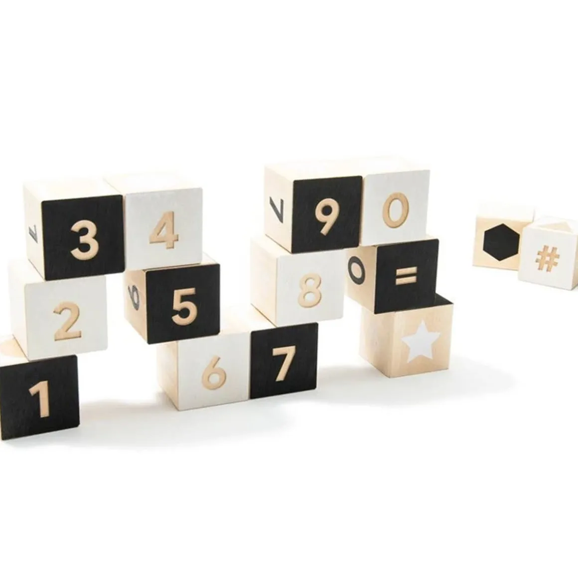 Black & White Number Blocks