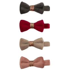 Christmas Velvet Bow Clips