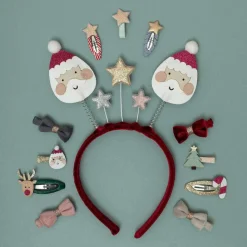 Christmas Velvet Bow Clips