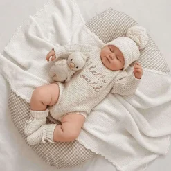 Chunky Knit Embroidered Romper