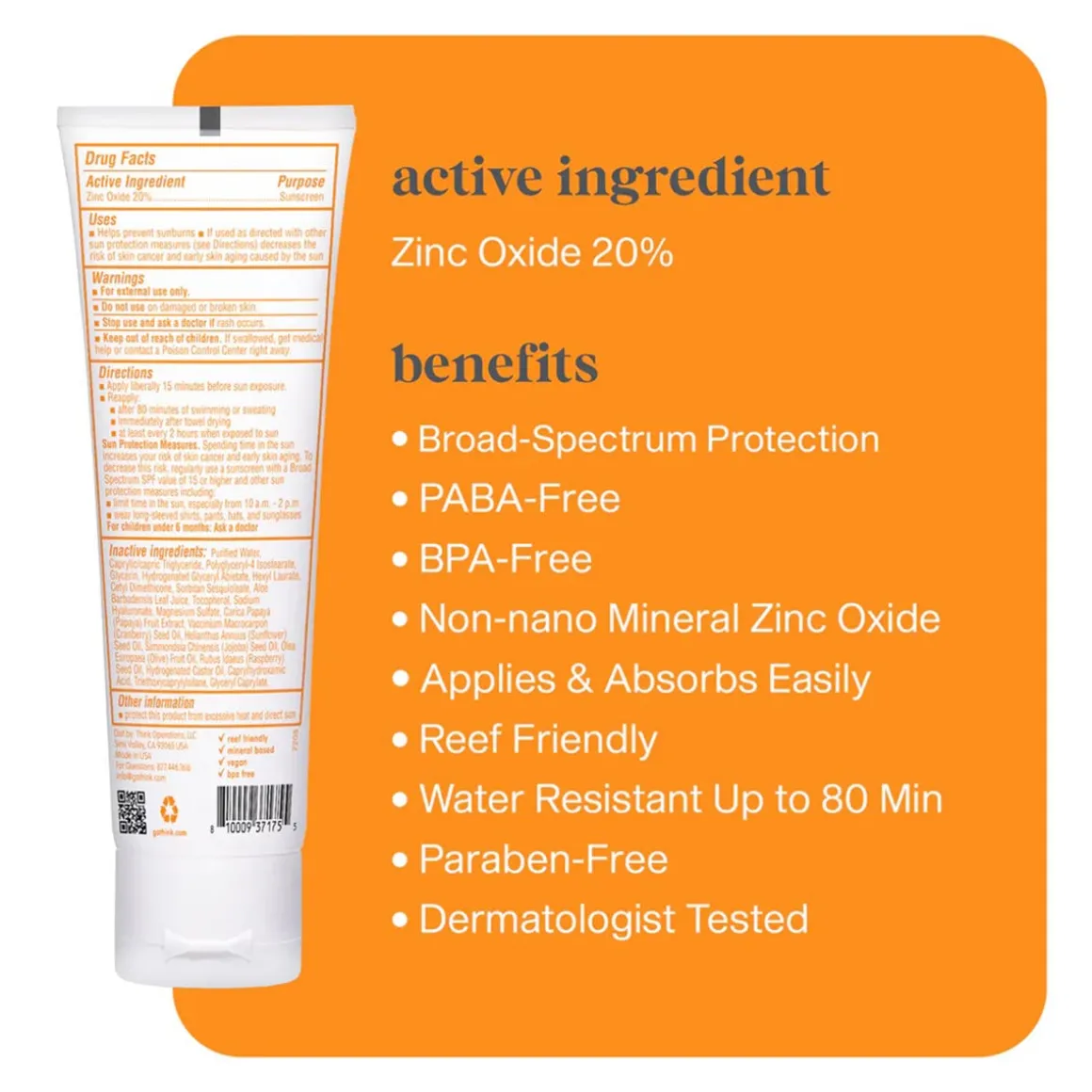 Clear Zinc Sunscreen