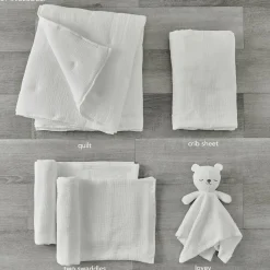 Cloud Muslin 5 Piece Crib Set