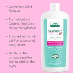 Cocoberry Toddler & Kids Shampoo & Body Wash (480 mL)