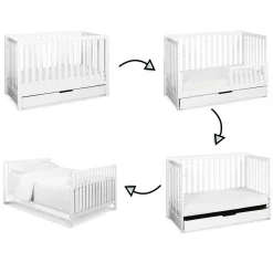 Colby 4-in-1 Convertible Crib with Trundle