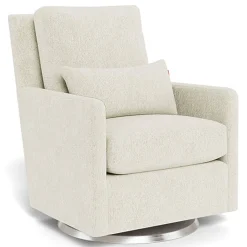 Como Glider - Faux Sheepskin with Swivel Base