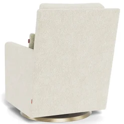 Como Glider - Faux Sheepskin with Swivel Base