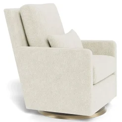 Como Glider - Faux Sheepskin with Swivel Base