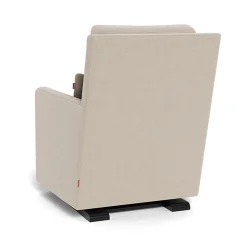 Como Glider - Wool Fabric with Espresso Base