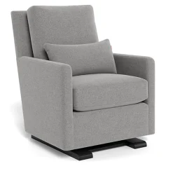 Como Glider - Wool Fabric with Espresso Base