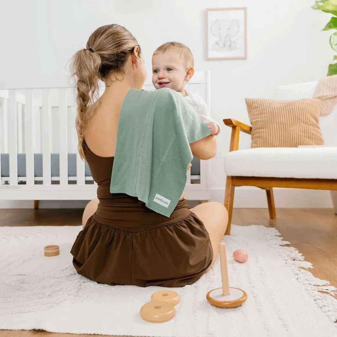 Cotton Burp Cloths (6 Pack)