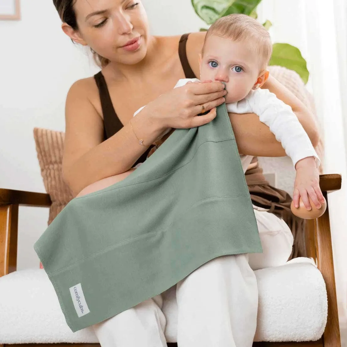 Cotton Burp Cloths (6 Pack)