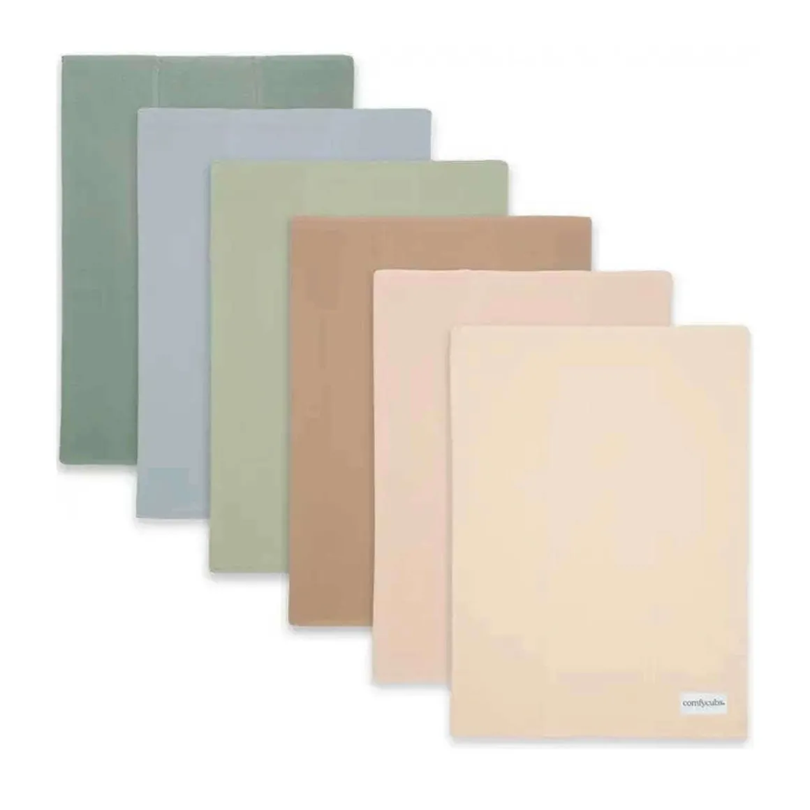 Cotton Burp Cloths (6 Pack)