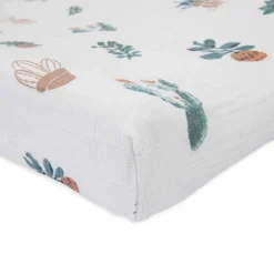 Cotton Muslin Changing Pad Cover