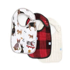 Cotton Muslin Classic Bib (3 Pack)