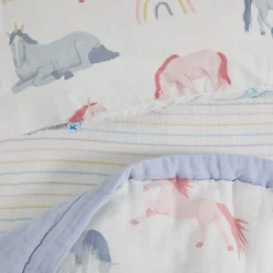 Cotton Muslin Toddler Bedding Set