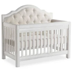 Cristallo Crib with Fabric Panel