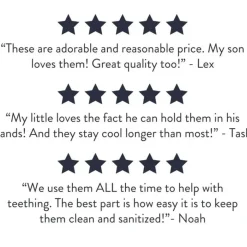 Cutie Coolers Teether (3 Pack)