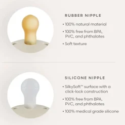 Daisy Natural Rubber Pacifier (2 Pack)