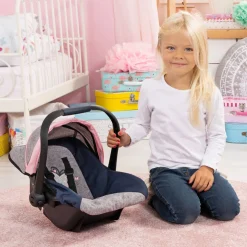 Deluxe Doll Car Seat with Canopy