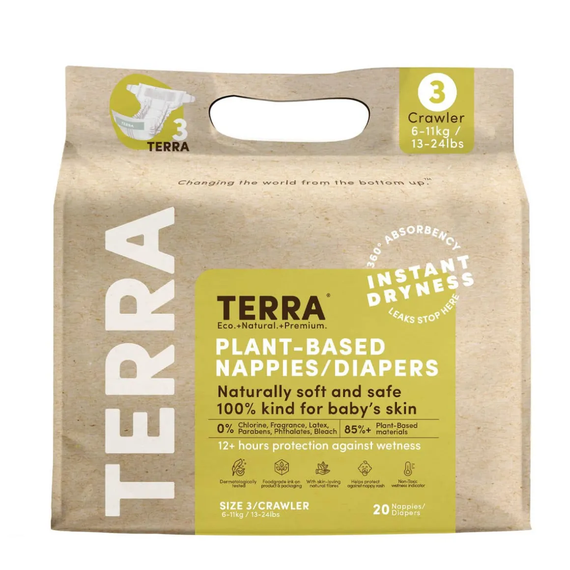 Diapers Size 3 (Crawler)