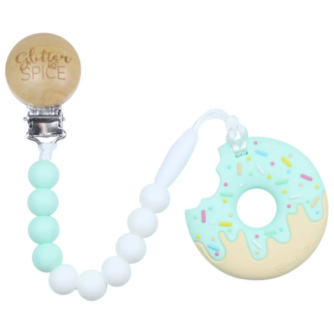 Donut Teether with Clip