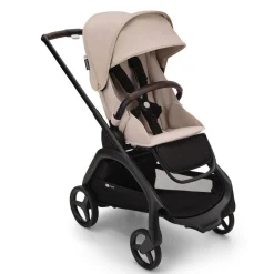 Dragonfly Complete Stroller (Black Frame) - Desert Taupe