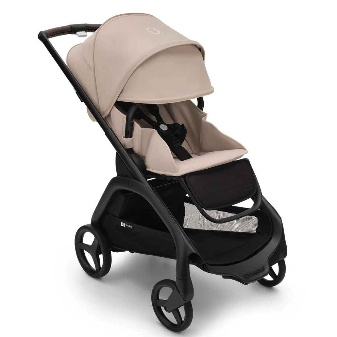 Dragonfly Complete Stroller (Black Frame) - Desert Taupe