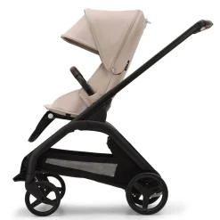 Dragonfly Complete Stroller (Black Frame) - Desert Taupe