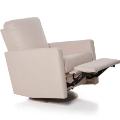 Drew Recliner Swivel Glider with Wood Base (Grade C)