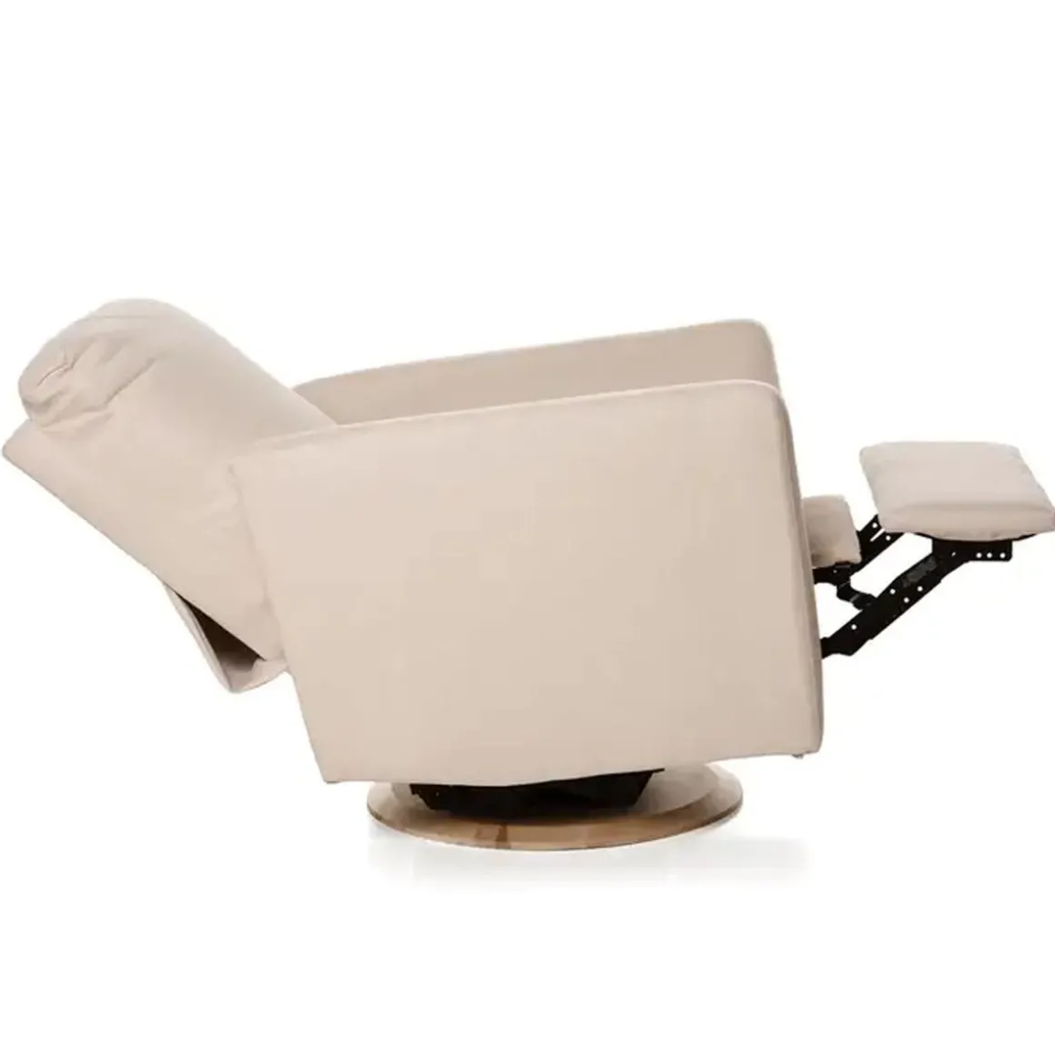 Drew Swivel Glider with Power Recline Wood Base (Grade D)