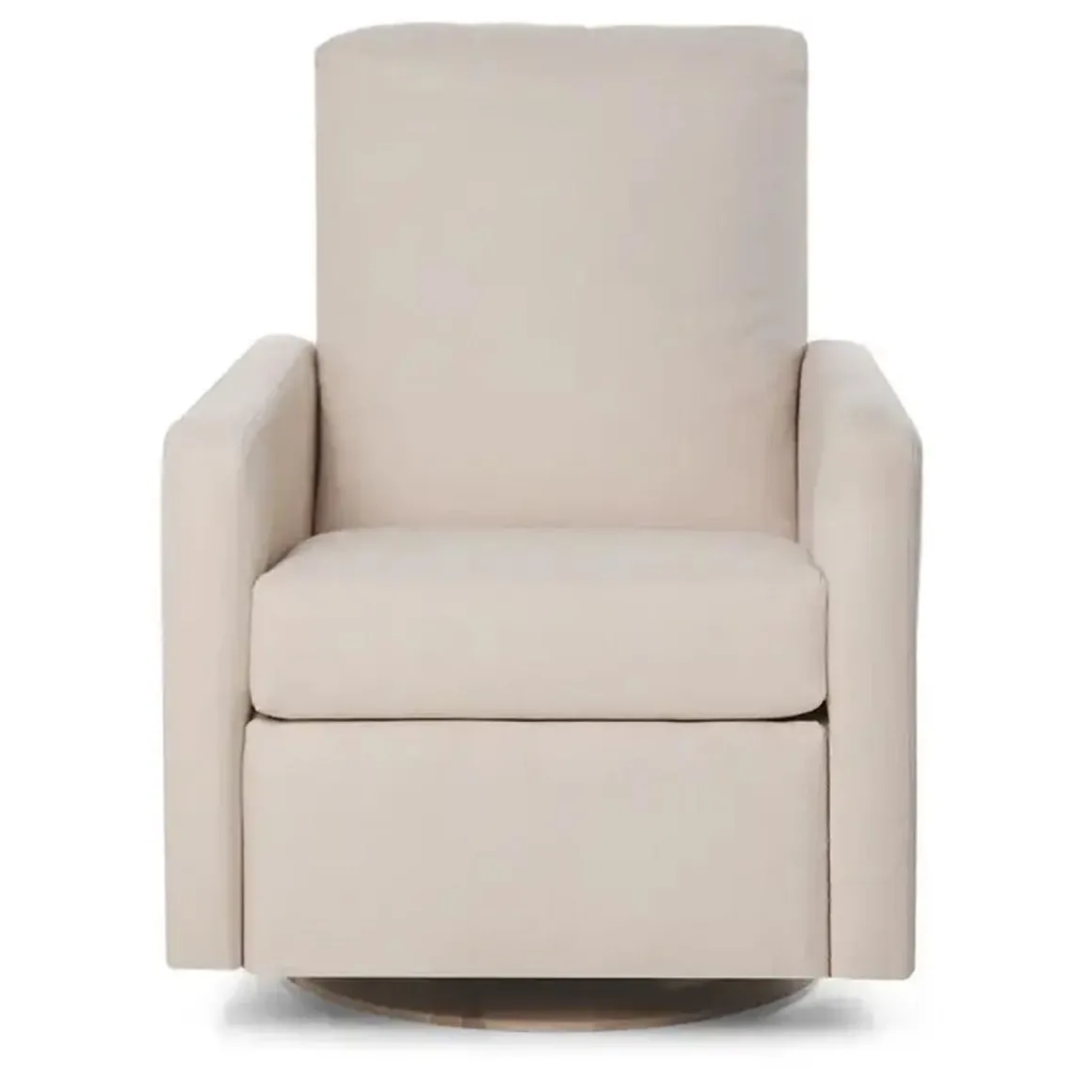 Drew Swivel Glider with Power Recline Wood Base (Grade D)